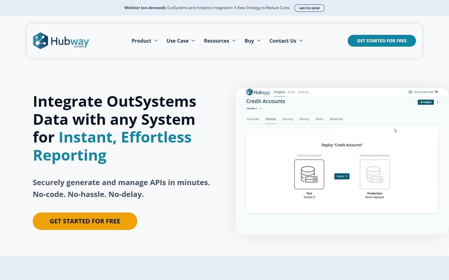 Hubway Connect website screenshot
